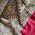 Handloom tussar silk saree with madhubani print