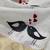 Handwoven white linen saree with embroidery work