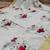 Handwoven white linen saree with embroidery work