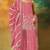 Pink embroidered georgette semi-stitched palazzo style salwar suit
