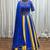 BLUE MULTICOLOR EMBROIDERED & MIRROR WORK VISCOSE COTTON TRADITIONAL NAVRATRI FESTIVAL GARBA STITCHED LEHENGA CHOLI
