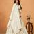 White Art Silk Semi Stitched Lehenga Choli With Embroidert Work