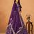 Violet Art Silk Semi Stitched Lehenga Choli With Embroidert Work