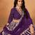 Violet Art Silk Semi Stitched Lehenga Choli With Embroidert Work