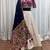 BEIGE THREAD MIRROR EMBROIDERED VISCOSE NAVRATRI special STITCHED LEHENGA CHOLI