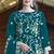 Rama embroidered organza semi-stitched pakistani salwar suit