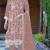 Orange embroidered organza semi-stitched pakistani salwar suit