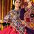 PURPLE RANI PINK THREAD MIRROR EMBROIDERED VISCOSE NAVRATRI special STITCHED LEHENGA CHOLI