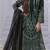 Pista embroidered georgette semi-stitched pakistani salwar suit