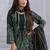 Pista embroidered georgette semi-stitched pakistani salwar suit