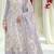 Purple embroidered georgette semi-stitched pakistani salwar suit