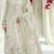 Green embroidered georgette semi-stitched pakistani salwar suit