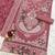 Pink embroidered georgette semi-stitched pakistani salwar suit