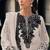 Beige embroidered georgette semi-stitched pakistani salwar suit
