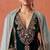 Black embroidered velvet semi-stitched pakistani salwar suit