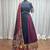 Maroon and Navy Blue Navratri Lehenga Choli with Kutch Mirror Work Garba Dress for Women