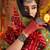 MULTICOLOR PRINT FOIL work EMBROIDERED COTTON STITCHED LEHENGA CHOLI