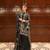 Black embroidered Georgette suit Set