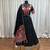 BLACK THREAD MIRROR EMBROIDERED VISCOSE NAVRATRI special STITCHED LEHENGA CHOLI