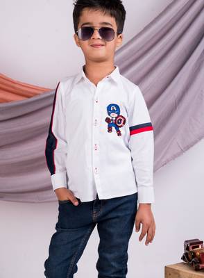 White embroidered cotton shirt 2