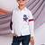 White embroidered cotton shirt