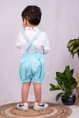 White embroidered cotton co ord set 4