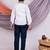 White plain cotton shirt