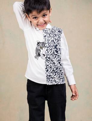 White embroidered cotton shirt 2