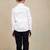 White embroidered cotton shirt