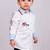 White embroidered cotton shirt
