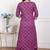 Doriyaan women cotton magenta gota work kurta with flared palazzo