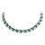 Gold plated green stone kundan choker necklace set