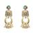 Gold plated multicolor kundan necklace set