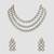 Gold plated choker necklace set