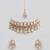 Gold plated pink stone kundan choker necklace set