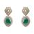 Gold plated multicolor kundan choker necklace set
