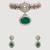 Gold plated multicolor kundan choker necklace set
