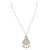 Gold plated silver kundan necklace set