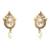 Gold plated choker necklace set