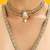 Gold plated choker necklace set