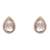 Gold plated red stone kundan necklace set