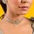 Gold plated kundan choker necklace set