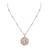 Gold plated silver kundan necklace set
