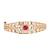 Gold plated kundan bangle