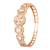 Gold plated kundan bangle