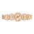 Gold plated kundan bangle