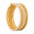 Gold plated kundan bangle
