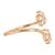Gold plated kundan bangle