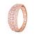 Rose Gold plated kundan bangle