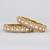 Gold plated kundan bangle
